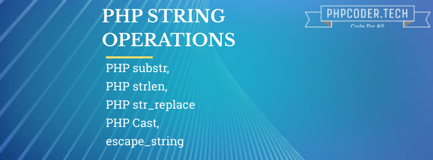PHP String functions