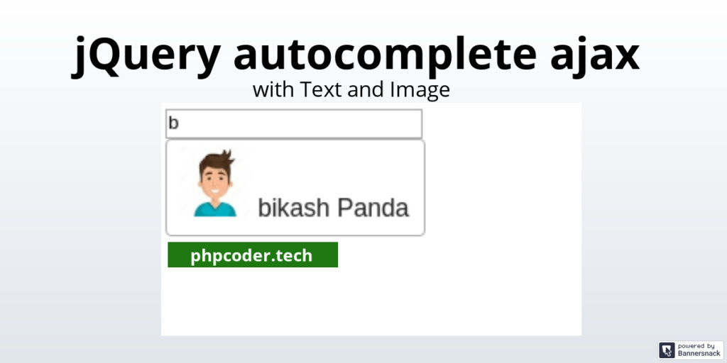 jQuery autocomplete using ajax and jQuery