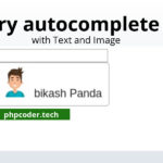 jQuery autocomplete using ajax and jQuery