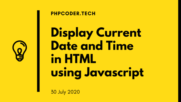 display-current-date-and-time-in-html-using-javascript-coding-tasks