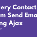 jQuery-Contact-Form-Send-Email-Using-Ajax.