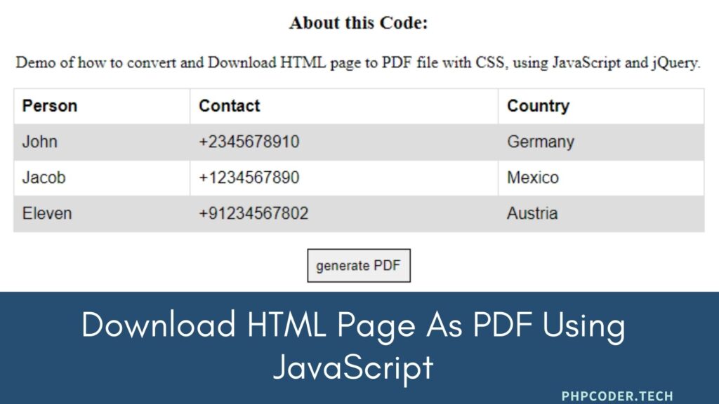 Download-HTML-Page-as-PDF-Using-JavaScript
