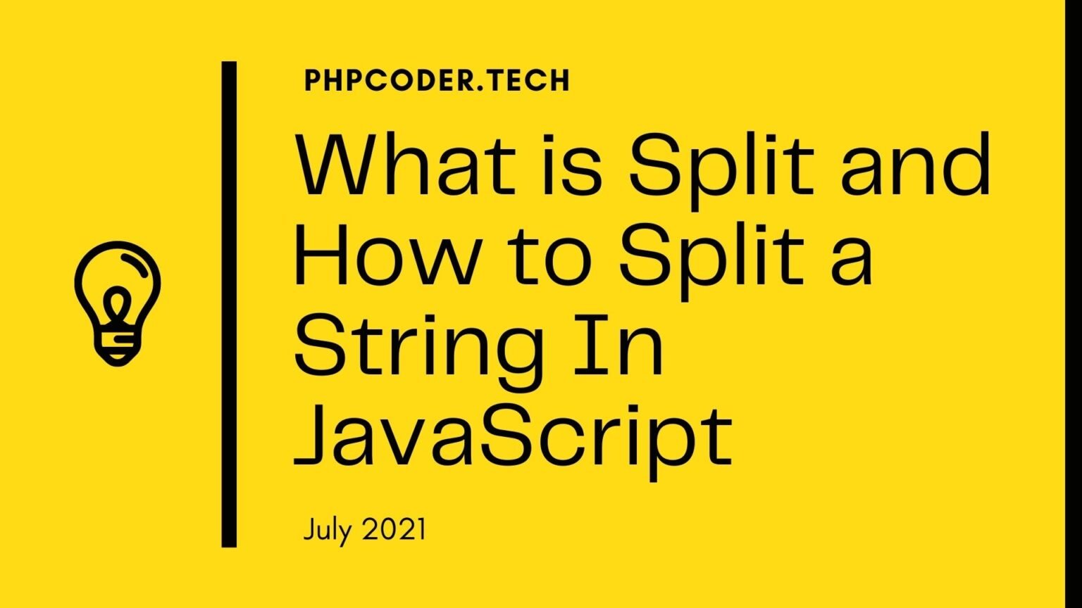 What is Split() Method and How to Split a String In JavaScript - CODING ...