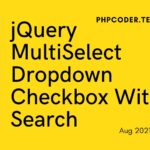 jQuery-MultiSelect-Dropdown